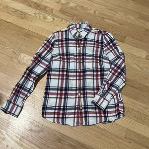 J crew flannel shirt xs